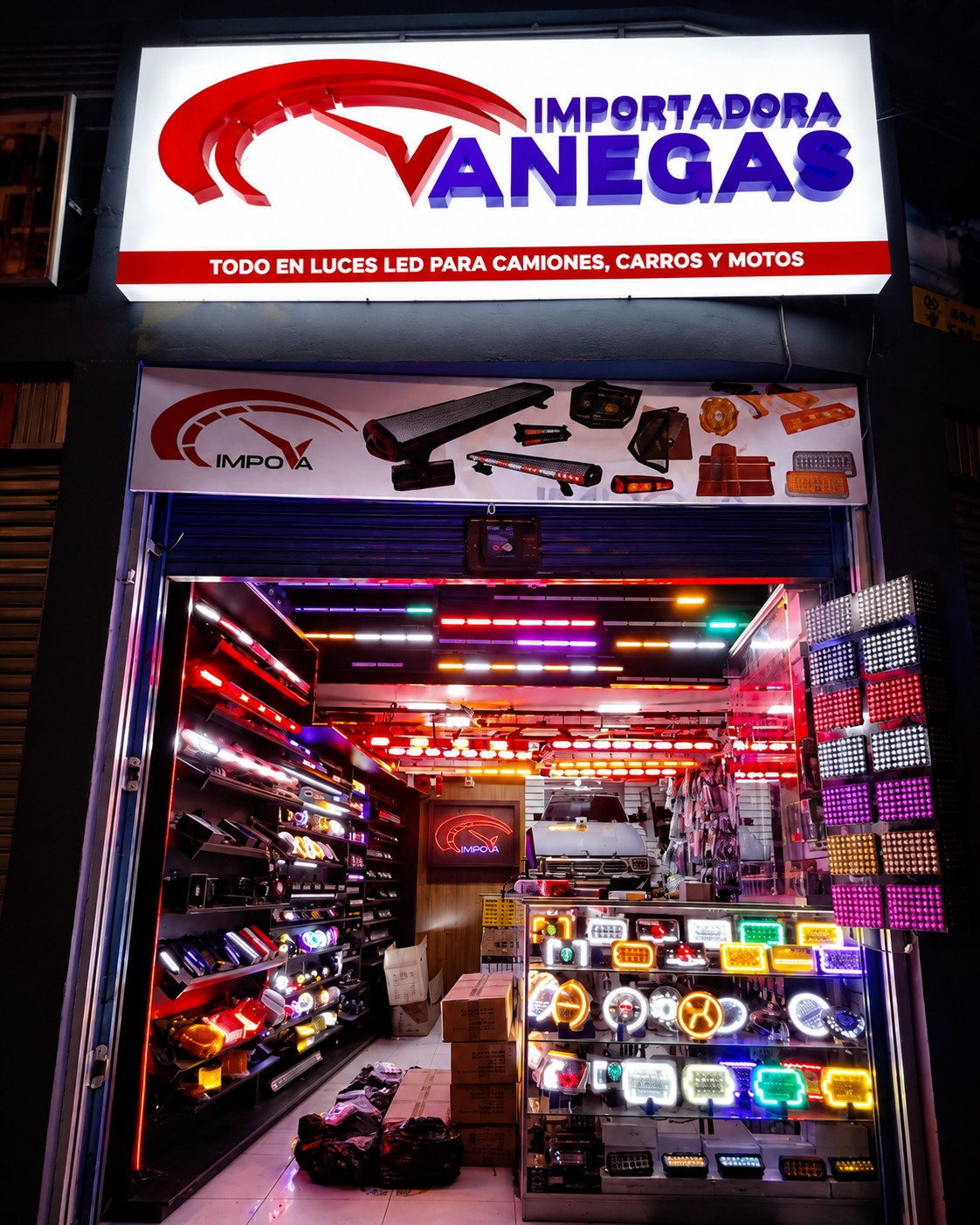 Bodega organizada de Importadora Vanegas